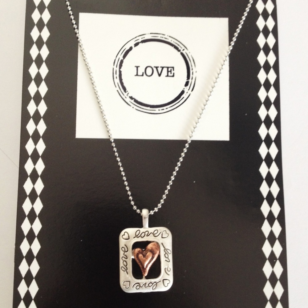 "LOVE" Inspirational CHARM Pendant NECKLACE
